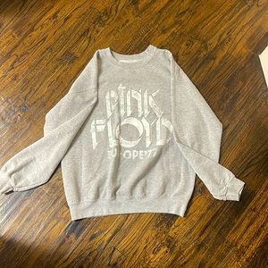 Grey Pink Floyd crewneck